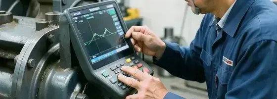 ポンプ診断の様子